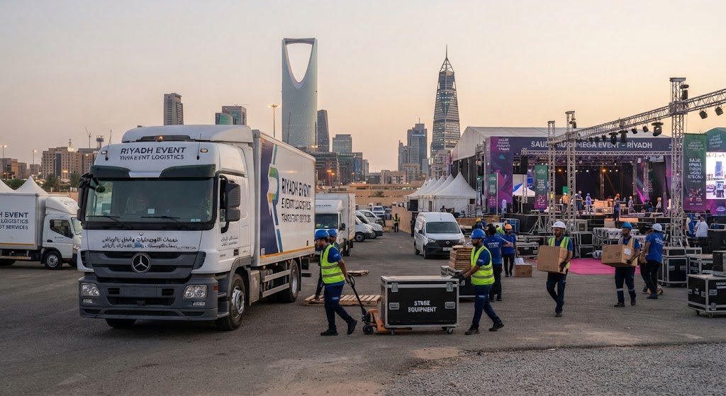 event logistics transport services Riyadh - Talin equipment and staff transport
