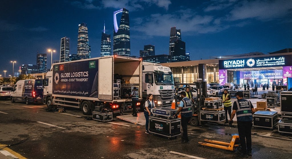 event logistics transport services Riyadh - Talin equipment and staff transport