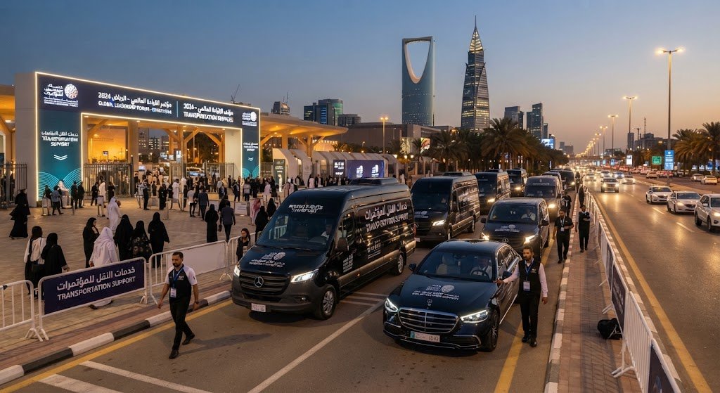 event transportation support Riyadh - Talin coordinated event logistics