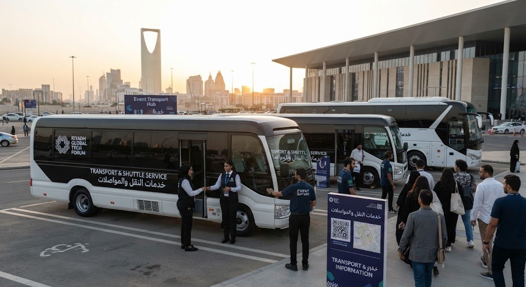 on-site event support Riyadh - Talin standby event transport