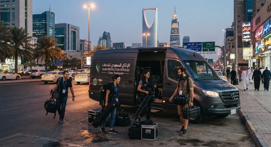 production crew transport Riyadh - Talin technical team transport