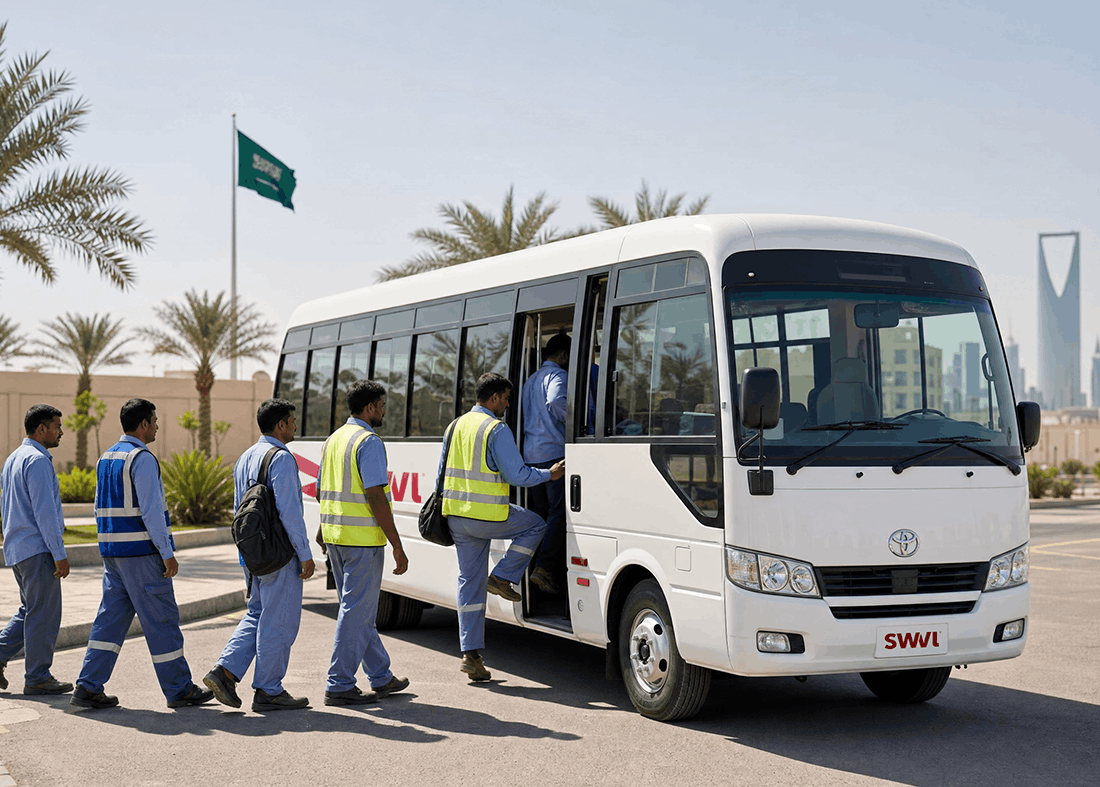 Employee & staff transportation service in Riyadh