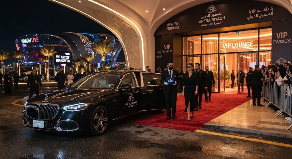 VIP artist transfers Riyadh - Talin private arrival service
