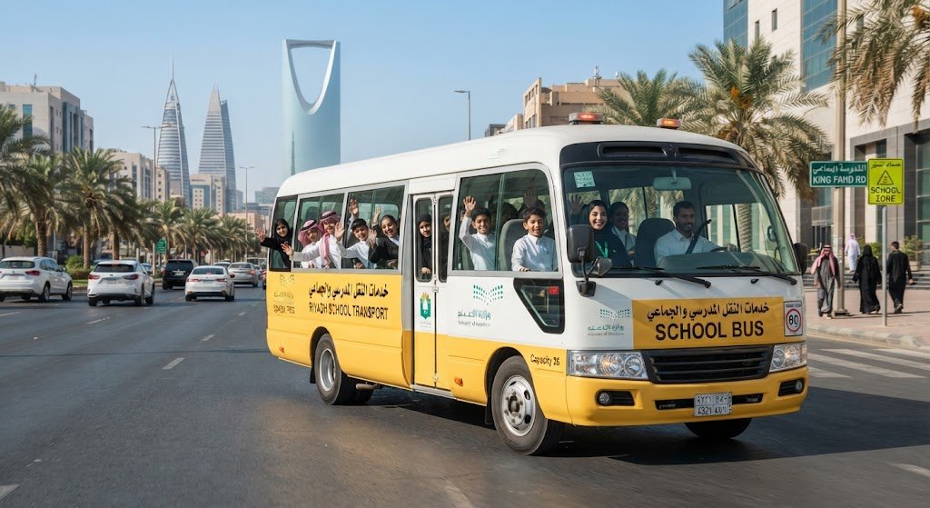 school and group transportation Riyadh - Talin student shuttle