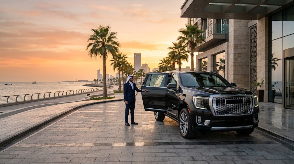Car with driver in Jeddah by Talin Transportation